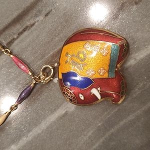 🤩 multicolor elephant Necklace